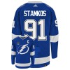 Tampa Bay Lightning Trikot Steven Stamkos 91 Adidas Stanley Cup 2022 Blau Authentic - Herren